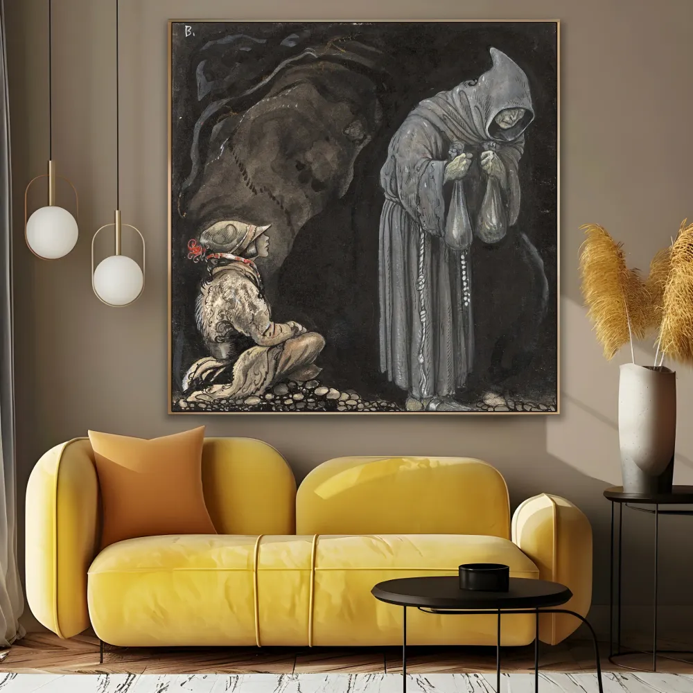 Noita ja poika, John Bauer OGC