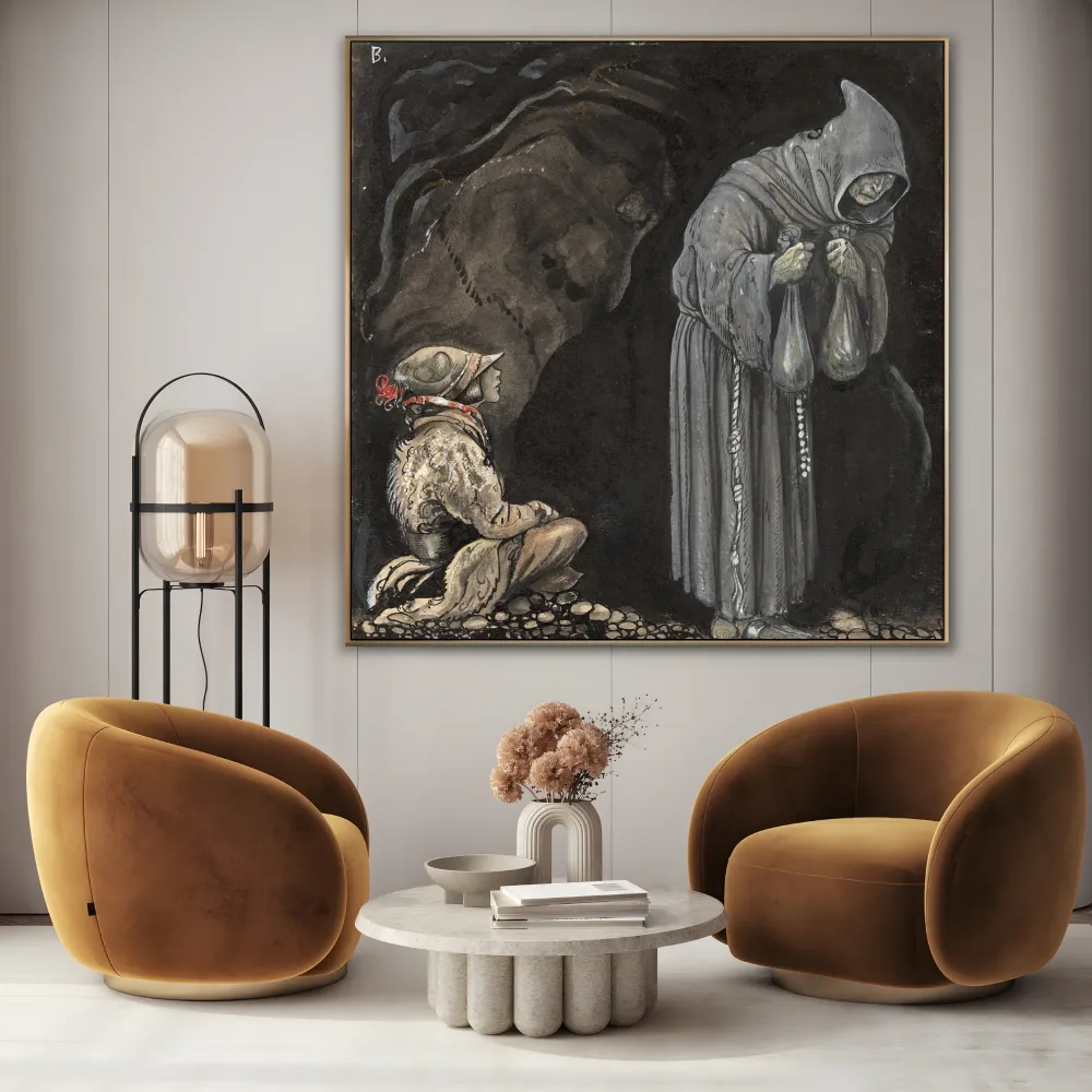 Noita ja poika, John Bauer OGC