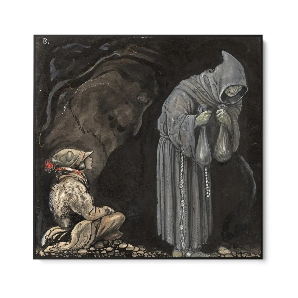 Noita ja poika, John Bauer OGC