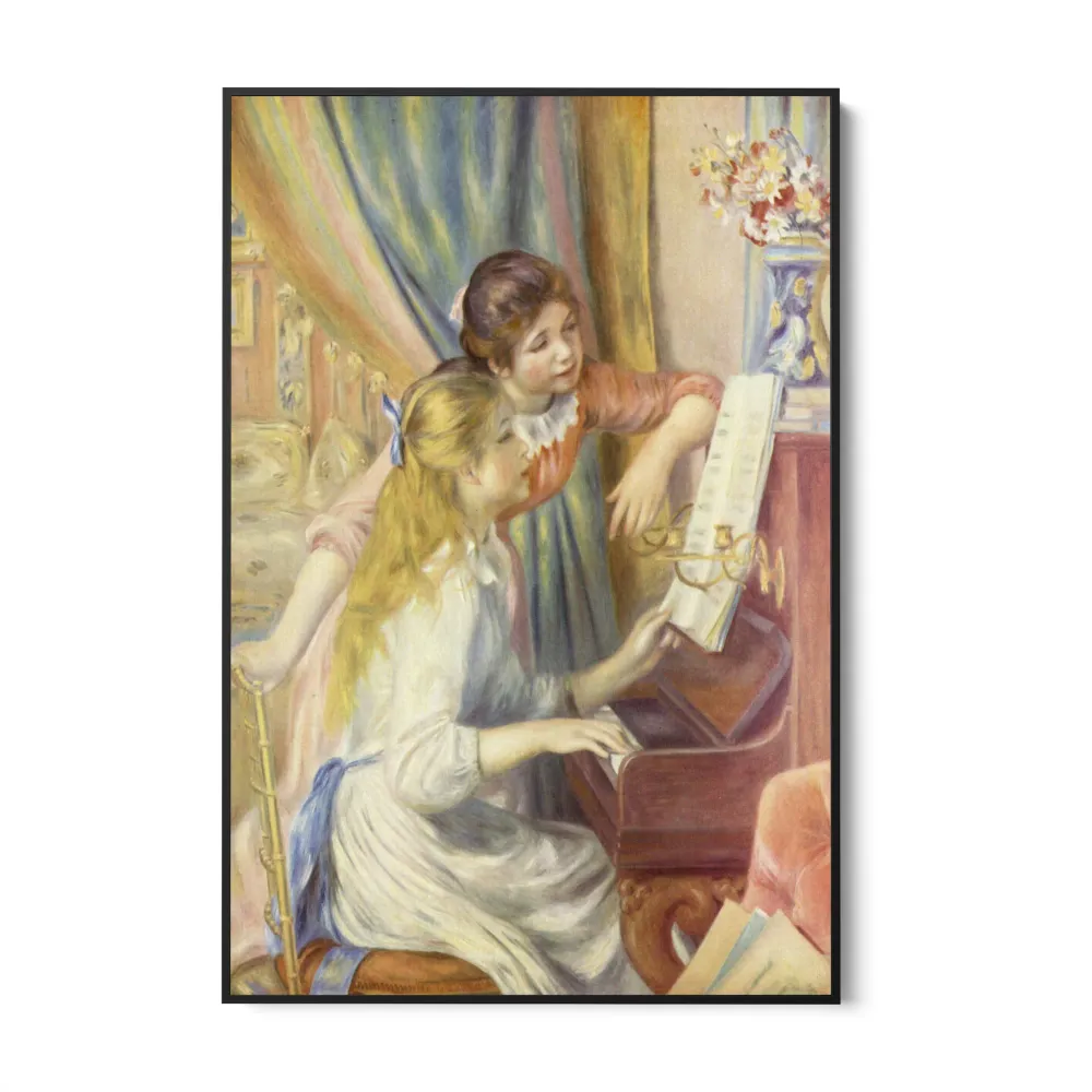 Nuoret tytöt pianon ääressä, Pier Auguste Renoir OGC