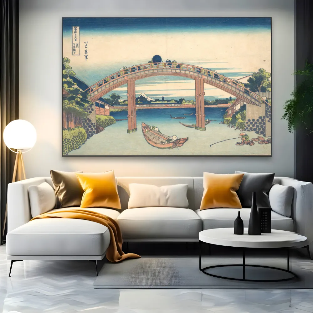 Ponte Mannen, Katsushika Hokusai OGC