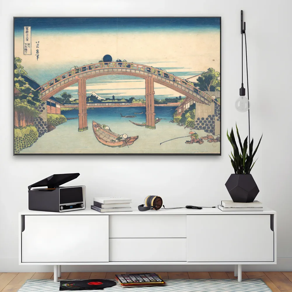 Ponte Mannen, Katsushika Hokusai OGC