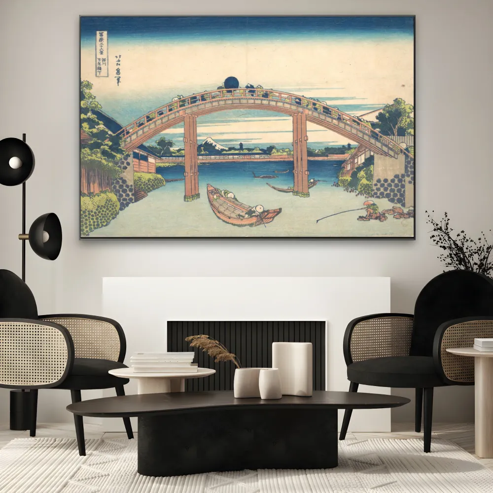 Ponte Mannen, Katsushika Hokusai OGC