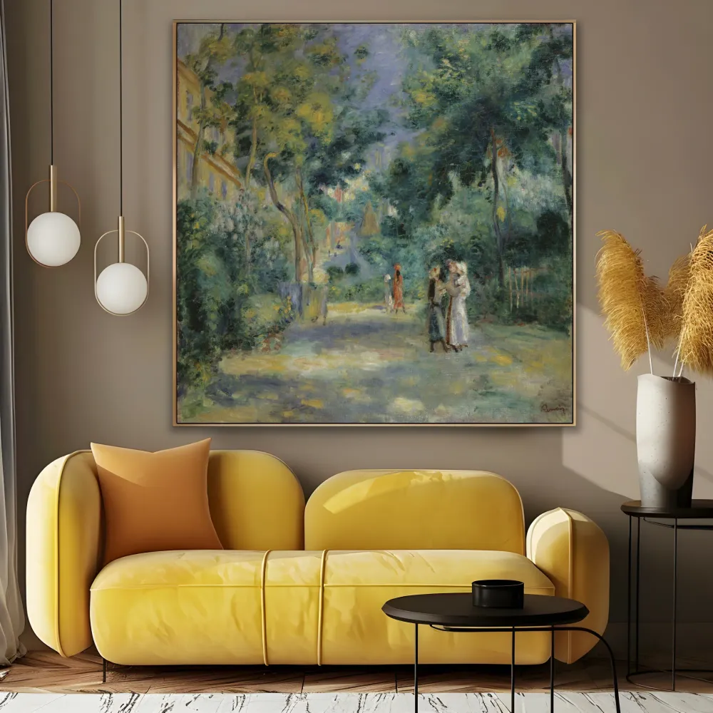 Puutarha Montmartressa, Pierre Auguste Renoir OGC