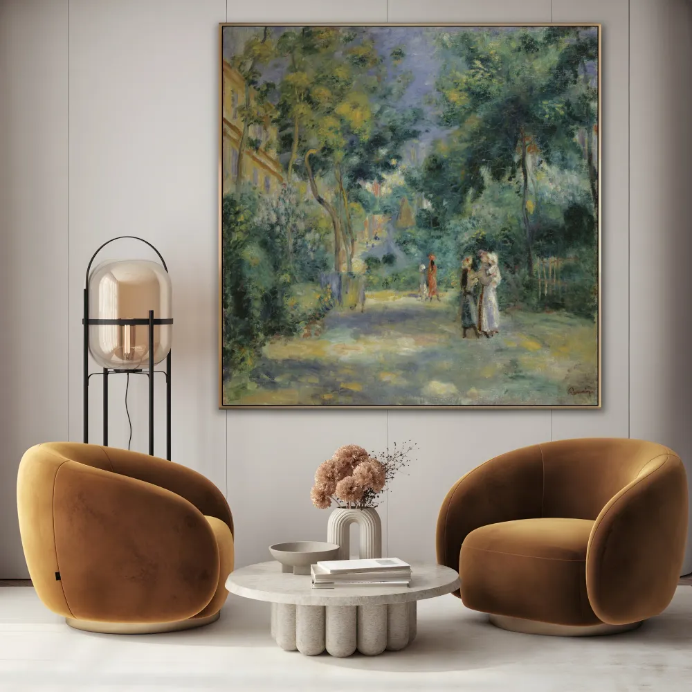 Puutarha Montmartressa, Pierre Auguste Renoir OGC