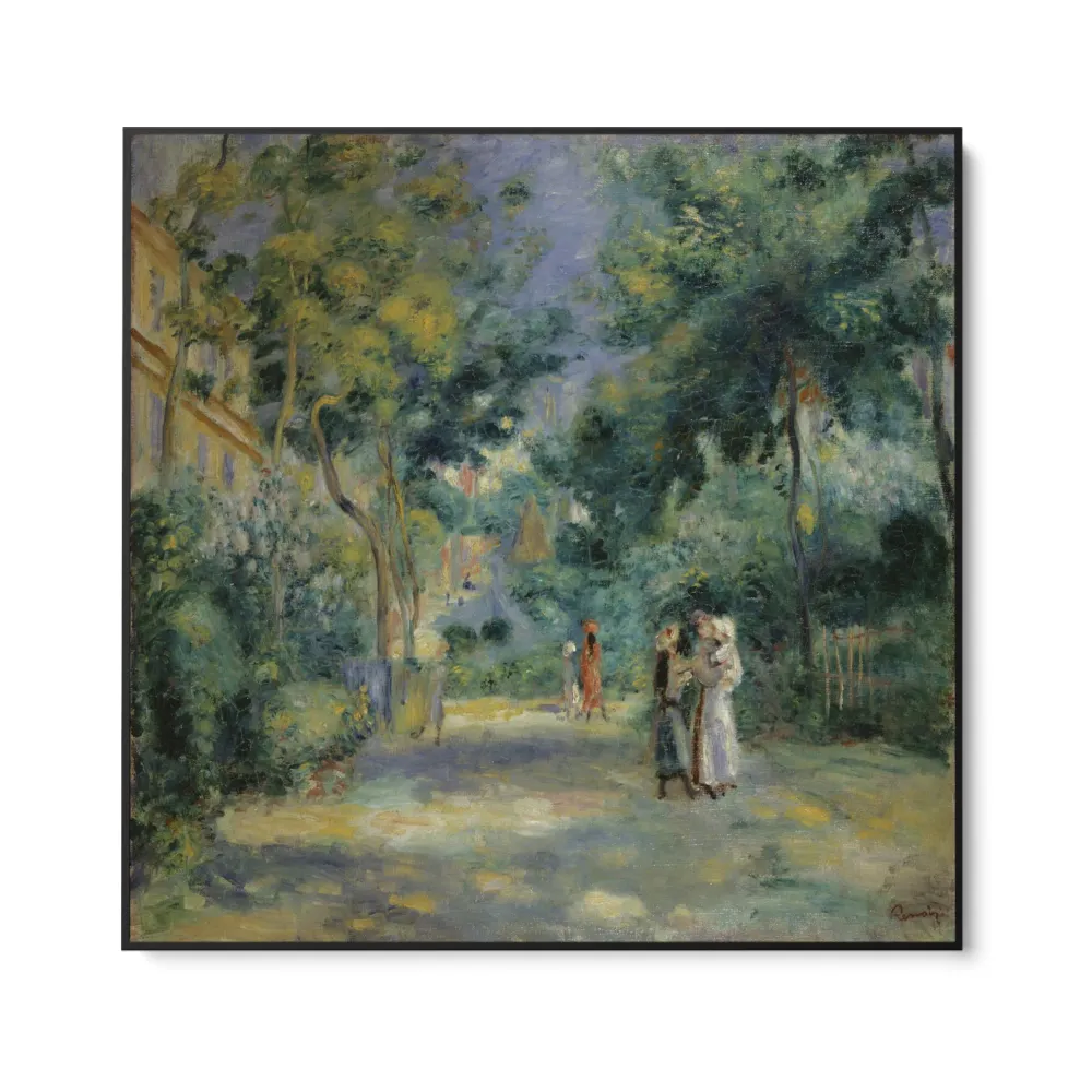 Puutarha Montmartressa, Pierre Auguste Renoir OGC