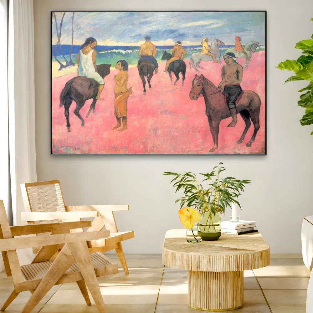 Ratsastajat rannalla, Paul Gauguin OGC