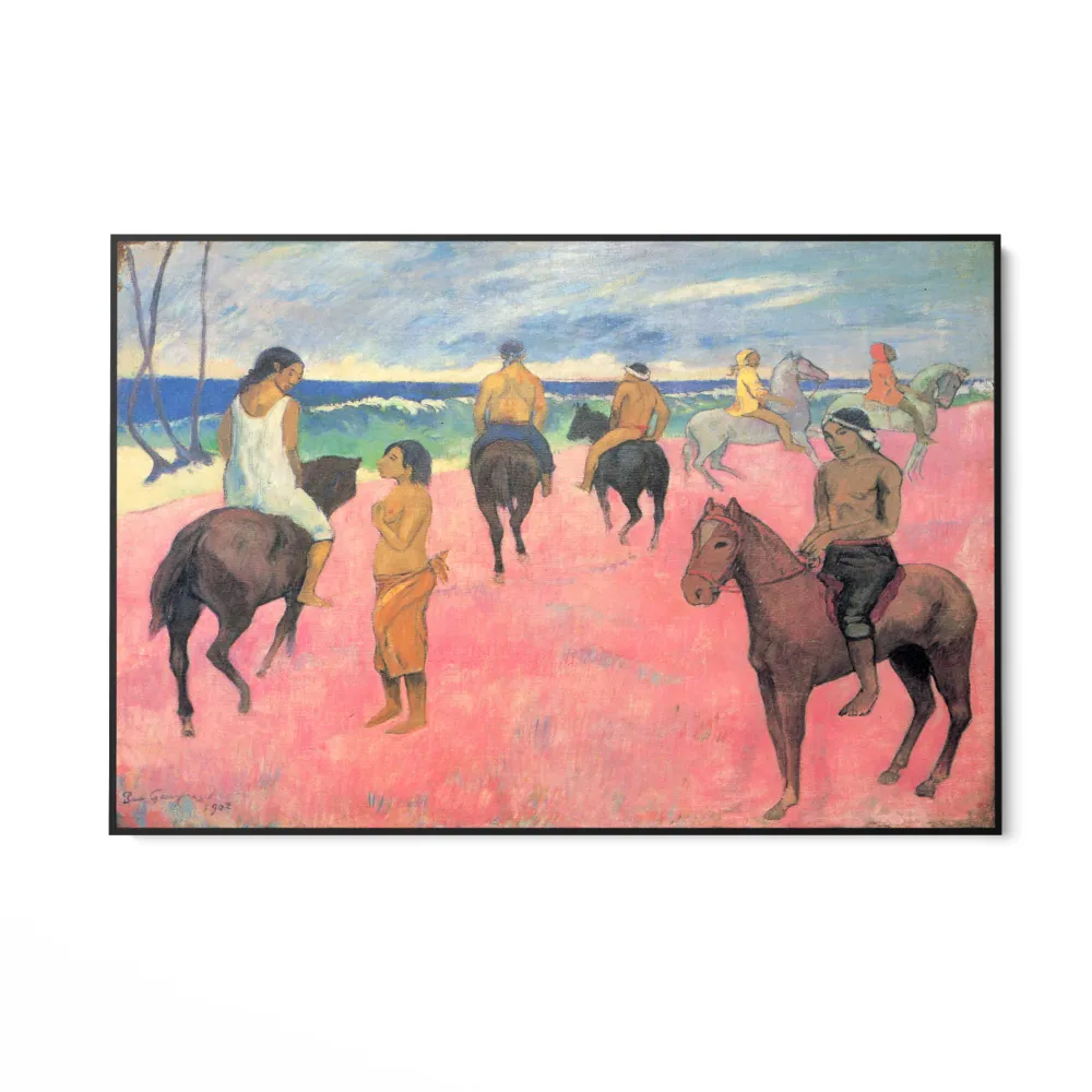 Ratsastajat rannalla, Paul Gauguin OGC