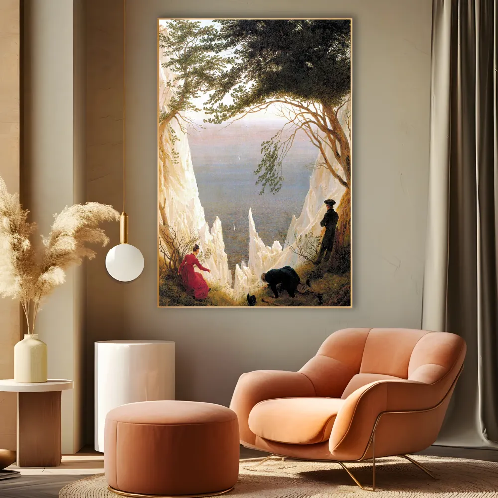 Rügenin kallioseinämät, Caspar David Friedrich OGC