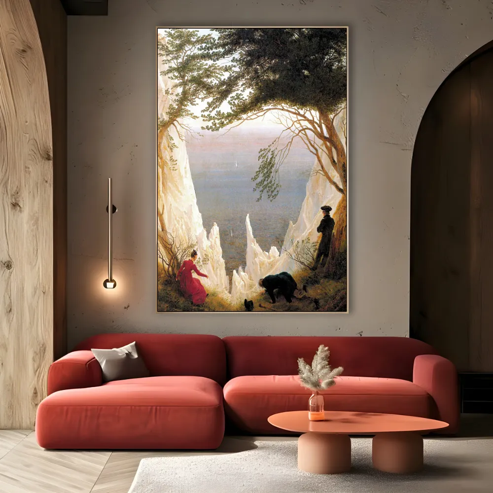 Rügenin kallioseinämät, Caspar David Friedrich OGC