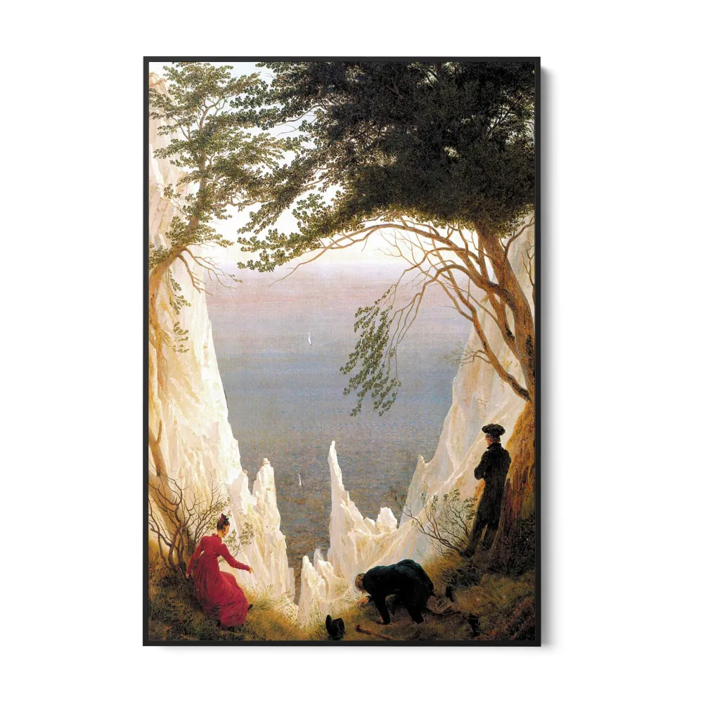 Rügenin kallioseinämät, Caspar David Friedrich OGC