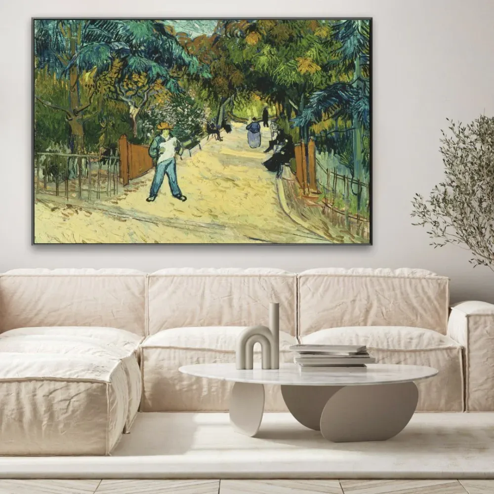 Sisäänkäynti Arlen yleiseen puutarhaan, Vincent Van Gogh OGC