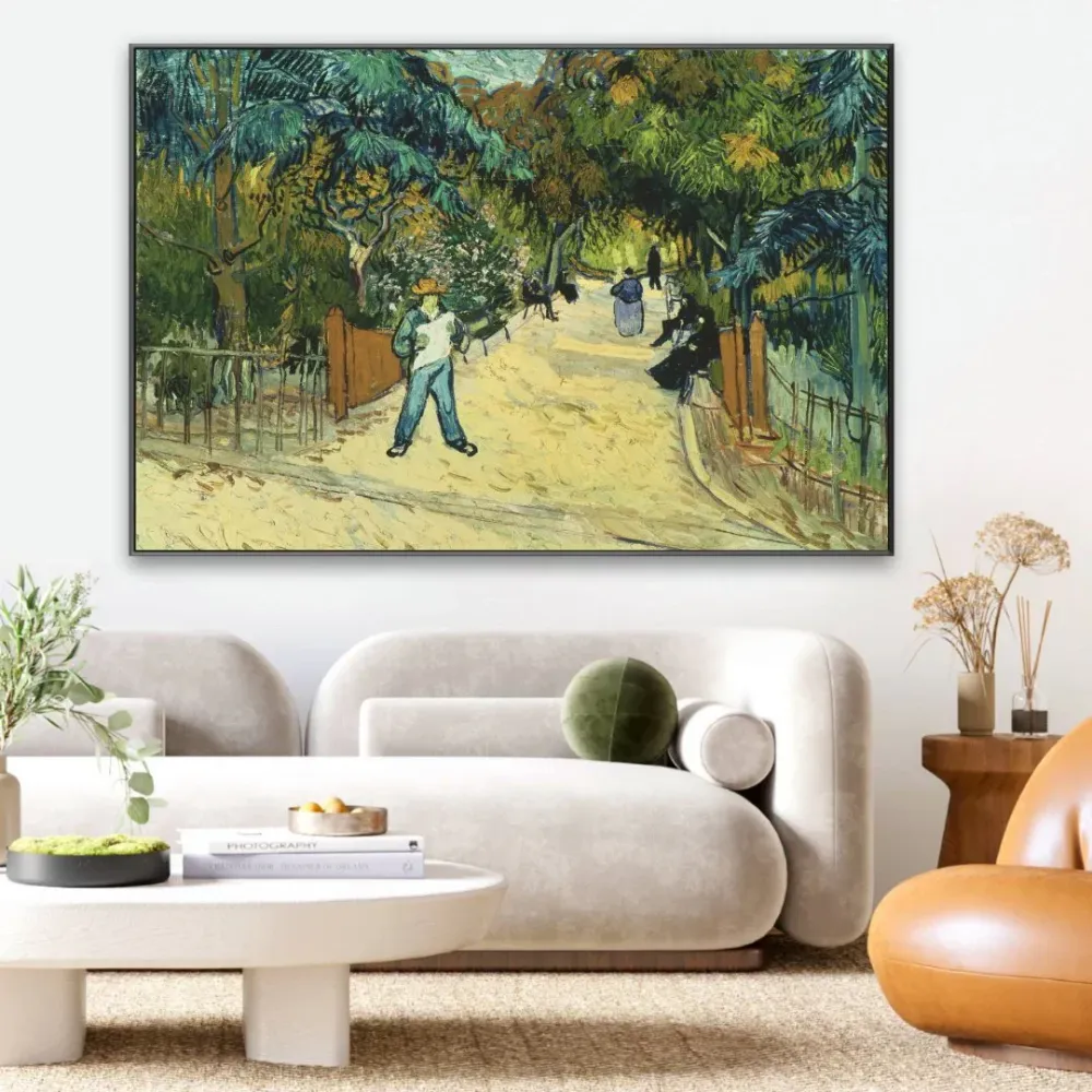 Sisäänkäynti Arlen yleiseen puutarhaan, Vincent Van Gogh OGC