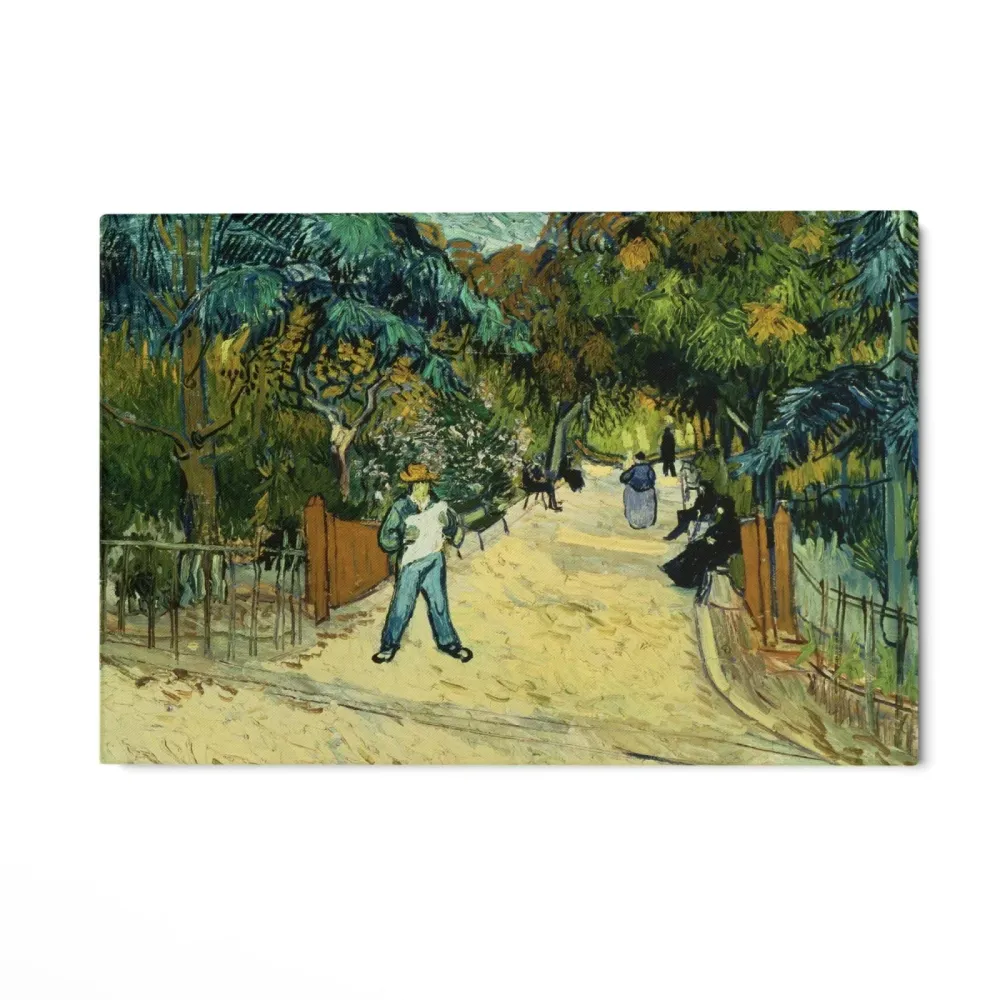 Sisäänkäynti Arlen yleiseen puutarhaan, Vincent Van Gogh OGC