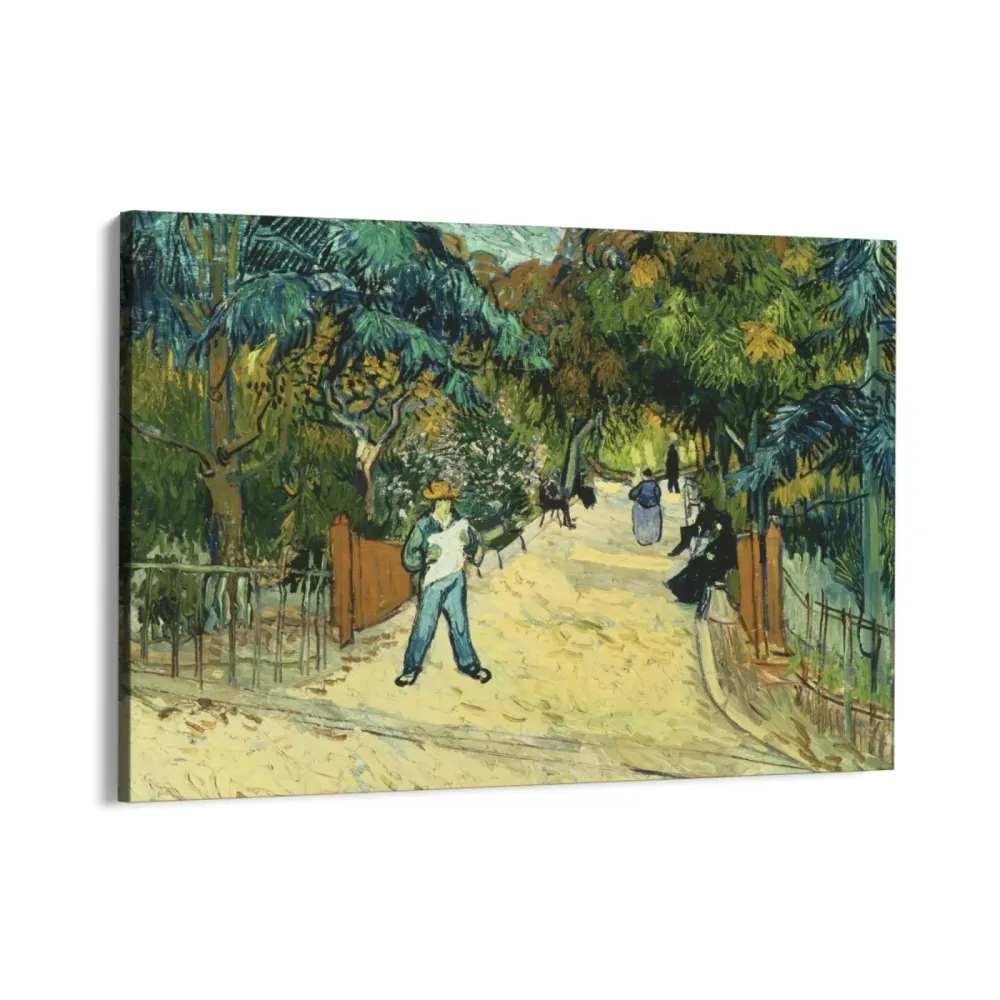 Sisäänkäynti Arlen yleiseen puutarhaan, Vincent Van Gogh OGC