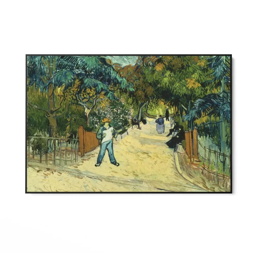 Sisäänkäynti Arlen yleiseen puutarhaan, Vincent Van Gogh OGC