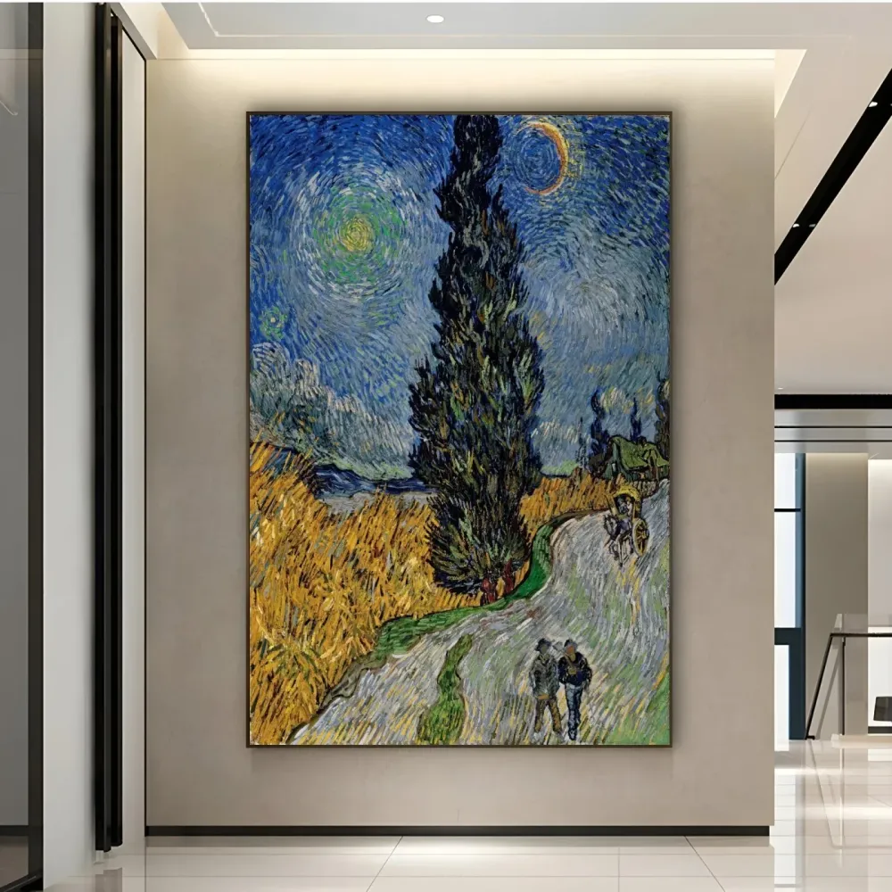 Tie sypressin ja tähden kanssa, Vincent Van Gogh OGC