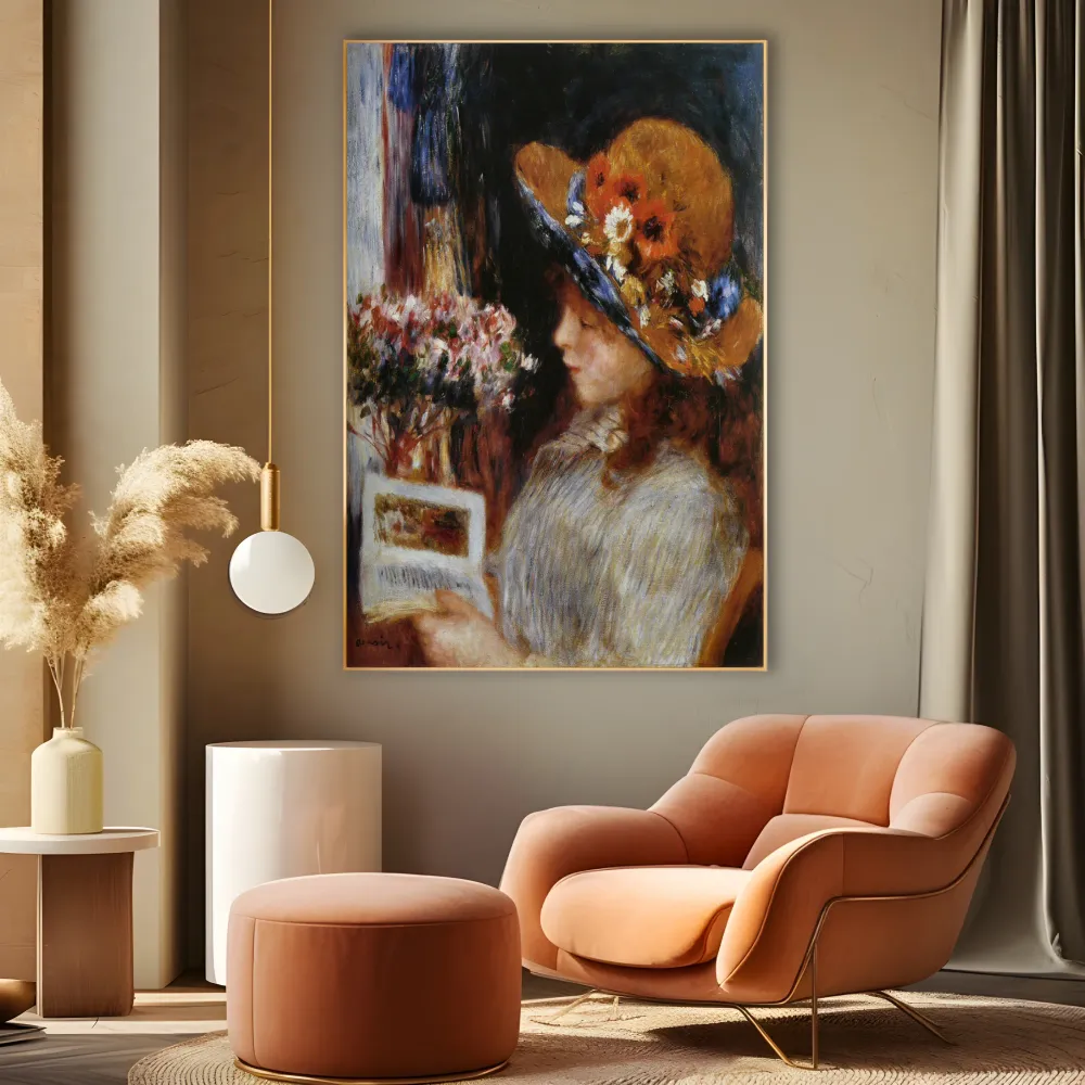 Tyttö lukemassa, Pierre Auguste Renoir OGC