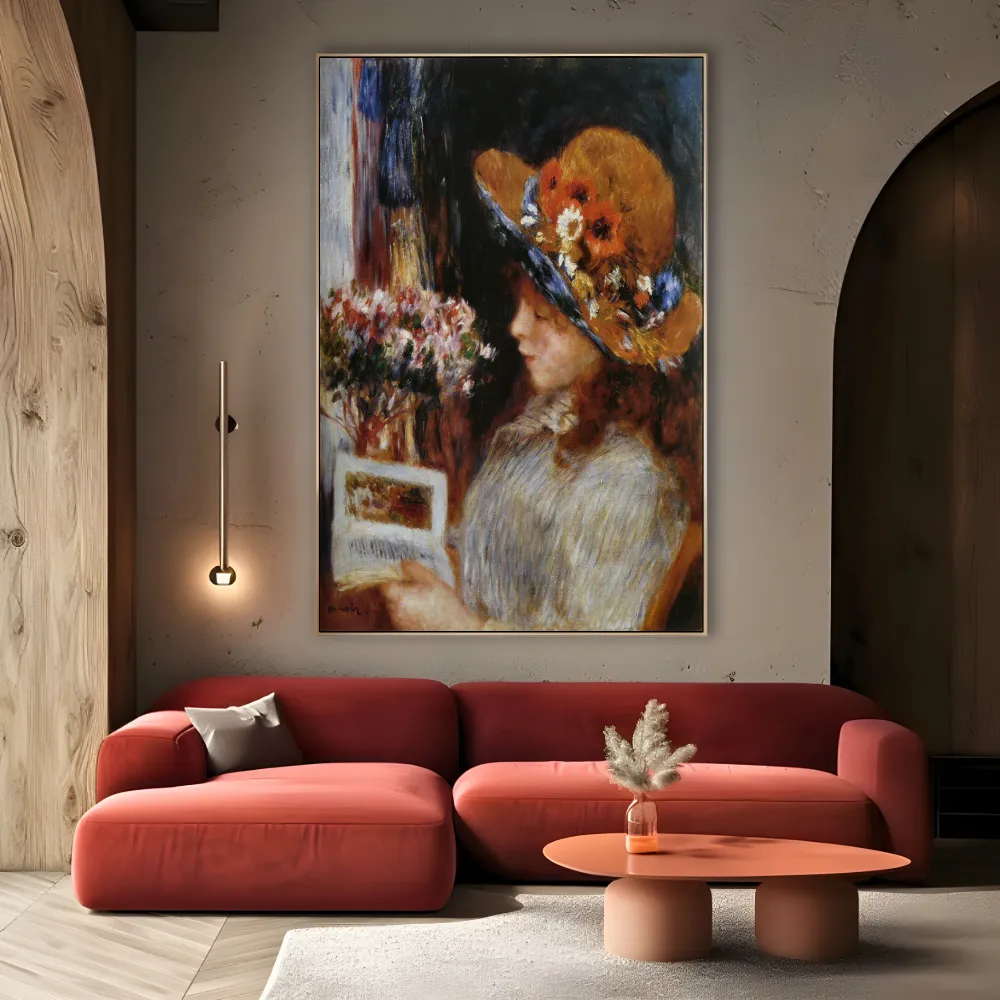 Tyttö lukemassa, Pierre Auguste Renoir OGC