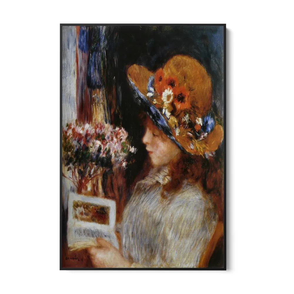 Tyttö lukemassa, Pierre Auguste Renoir OGC