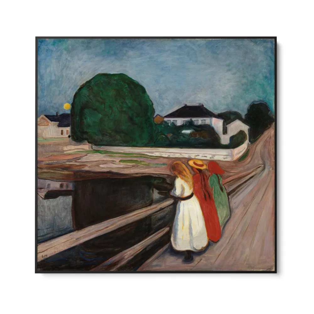 Tytöt sillalla, Edvard Munch OGC