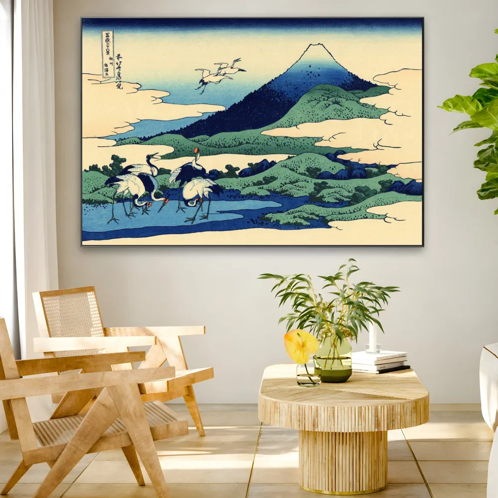 Umezawan kylä Sagamissa, Katsushika Hokusai OGC