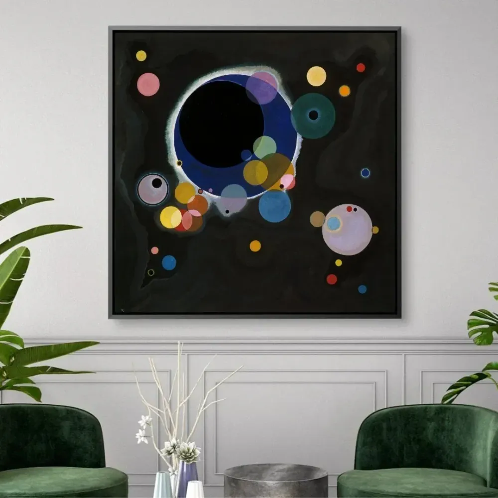 Useita ympyröitä, Wassily Kandinsky OGC