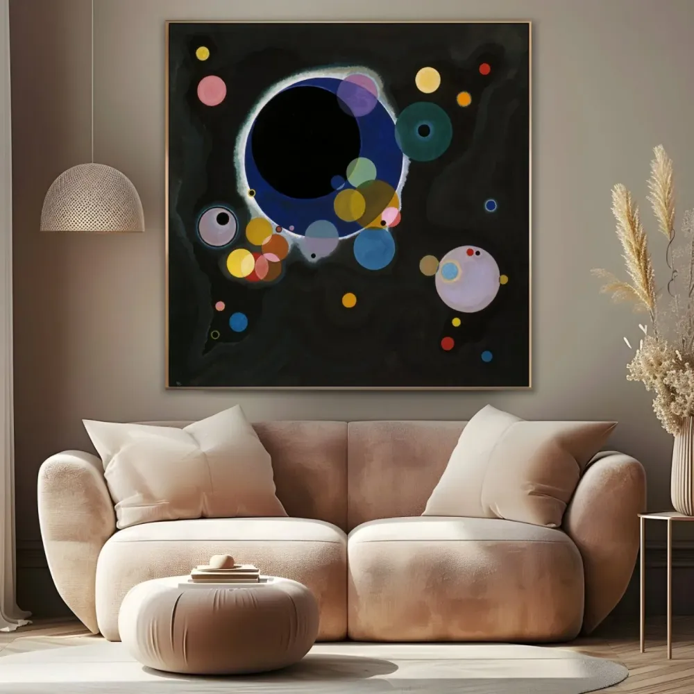 Useita ympyröitä, Wassily Kandinsky OGC
