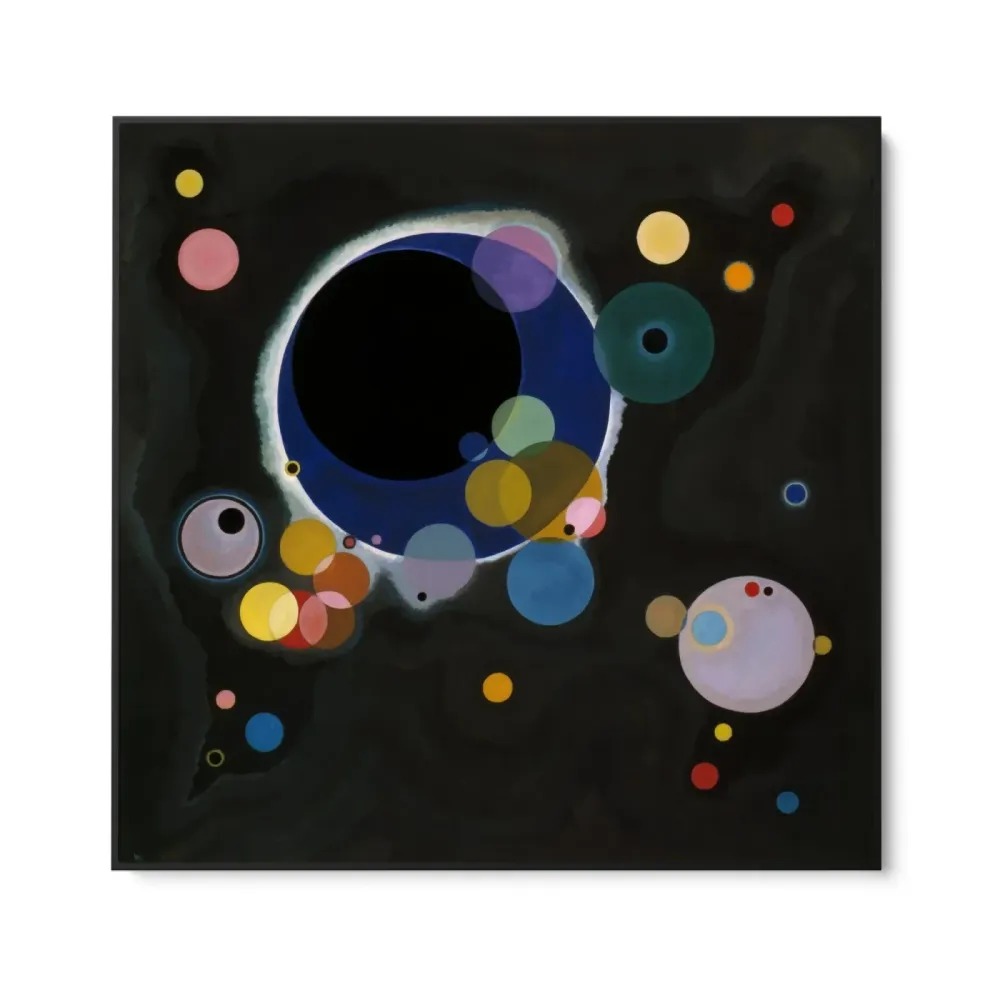 Useita ympyröitä, Wassily Kandinsky OGC
