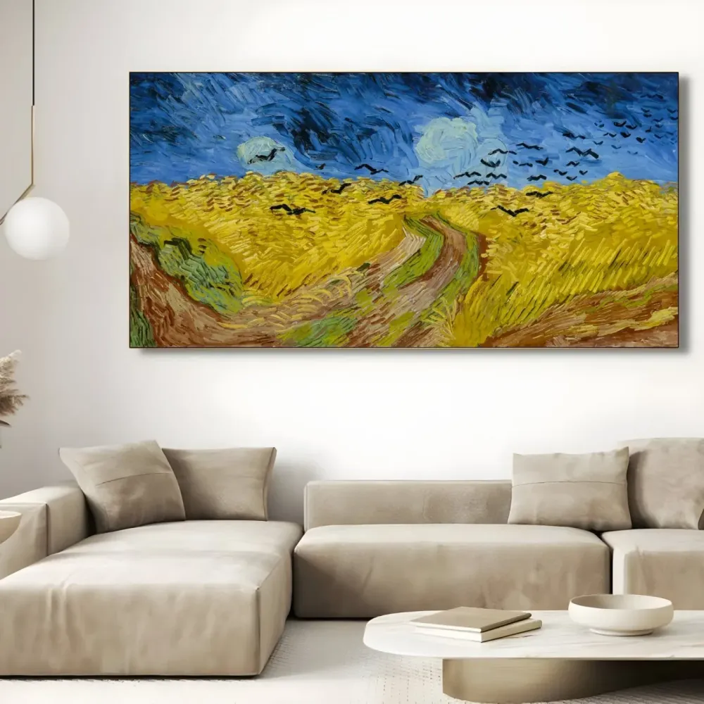 Vehnäpelto varisten kanssa, Van Gogh OGC