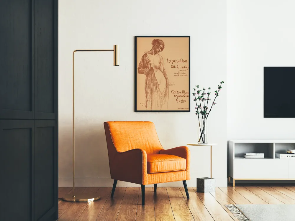 Otto Vautierin näyttelyjuliste Galerie Moos Genevessä