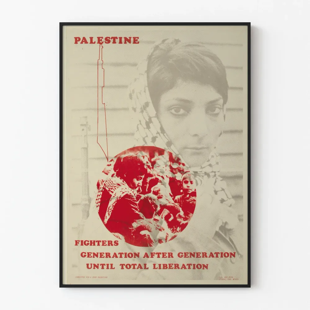 Palestiinan taistelijat - Resistenssin sukupolvet seinäjuliste