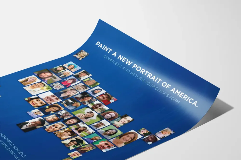 Porträt- juliste Amerikka 2010 - Seinän koristelu monimuotoisuus