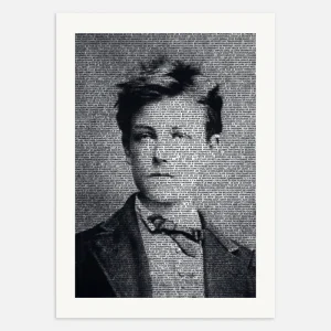 Arthur Rimbaud, Muotokuva teoksessa Illuminations - Taulu Posterscape Creative Studio