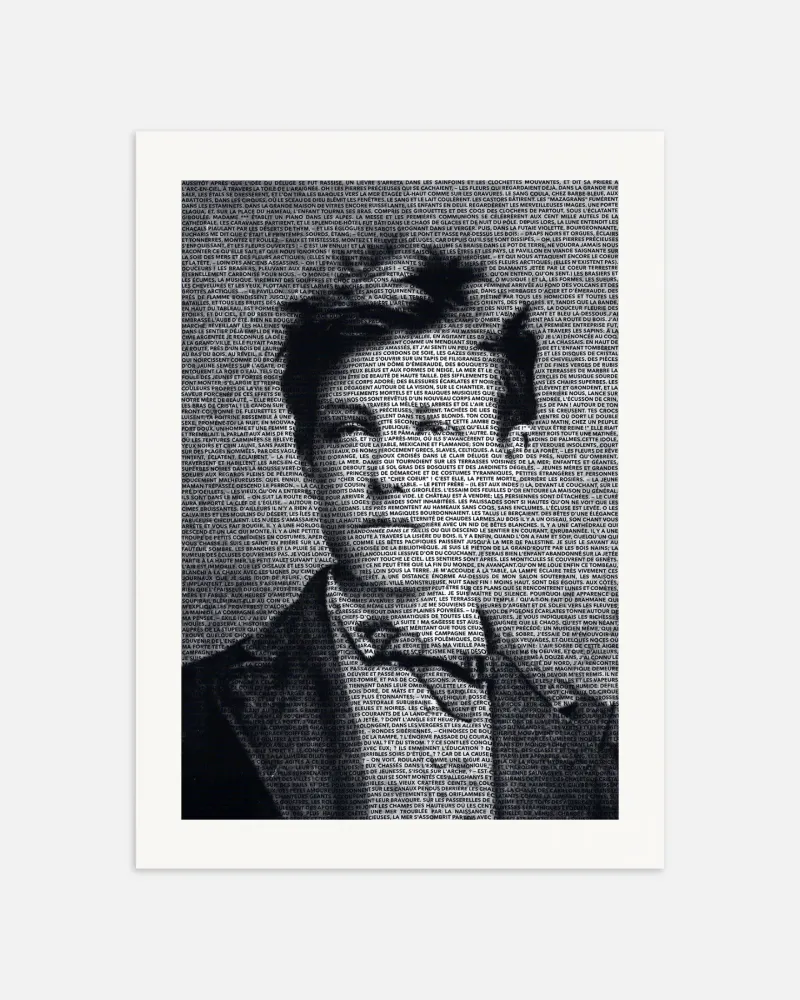 Arthur Rimbaud, Muotokuva teoksessa Illuminations - Taulu Posterscape Creative Studio