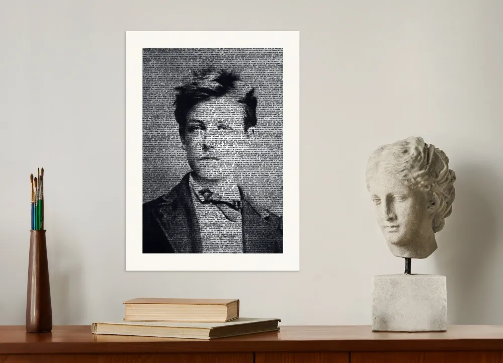 Arthur Rimbaud, Muotokuva teoksessa Illuminations - Taulu Posterscape Creative Studio