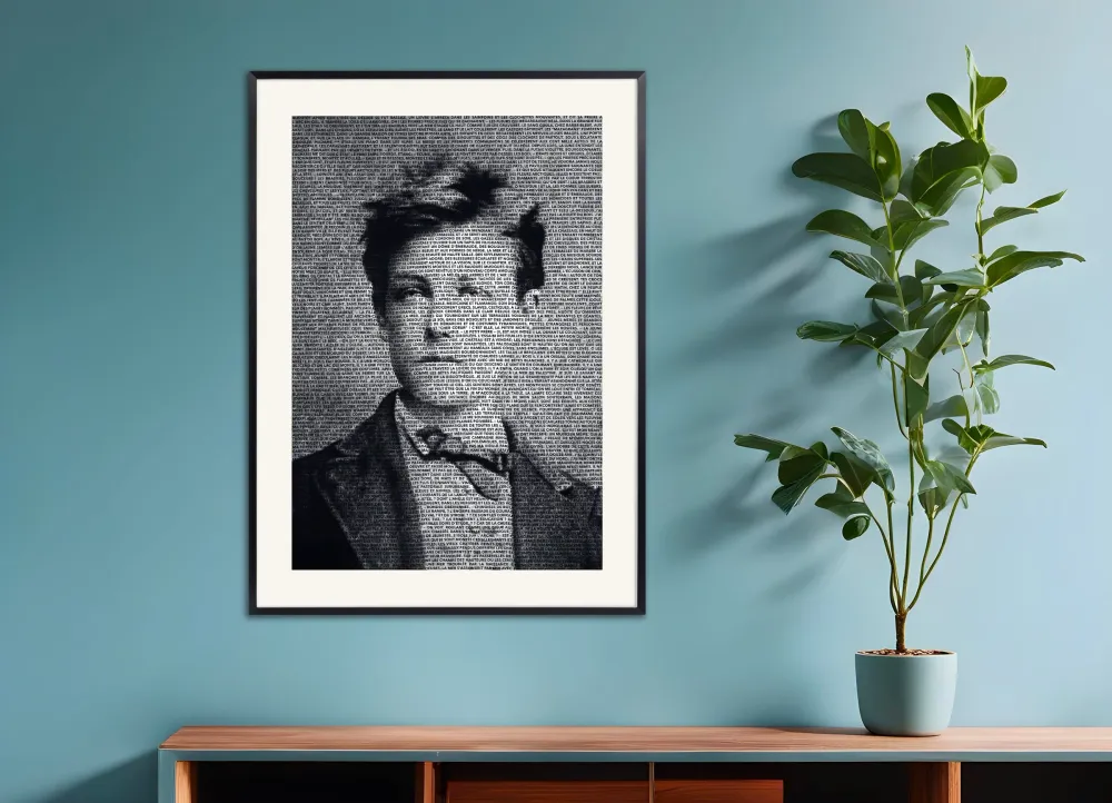 Arthur Rimbaud, Muotokuva teoksessa Illuminations - Taulu Posterscape Creative Studio