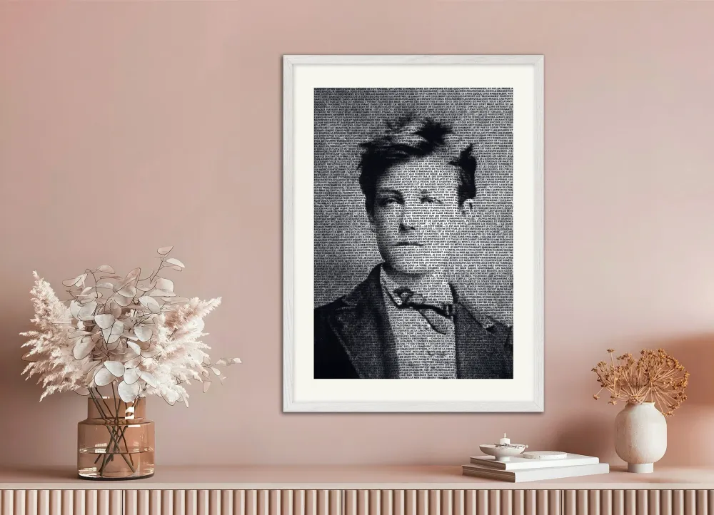 Arthur Rimbaud, Muotokuva teoksessa Illuminations - Taulu Posterscape Creative Studio