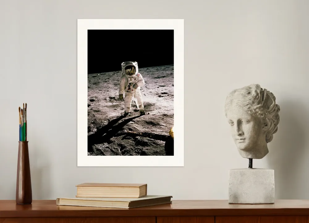 Astronautti, NASA, Apollo-missio, Kuu - Juliste Posterscape Creative Studio