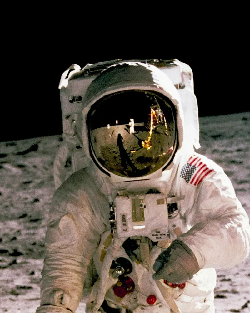 Astronautti, NASA, Apollo-missio, Kuu - Juliste Posterscape Creative Studio