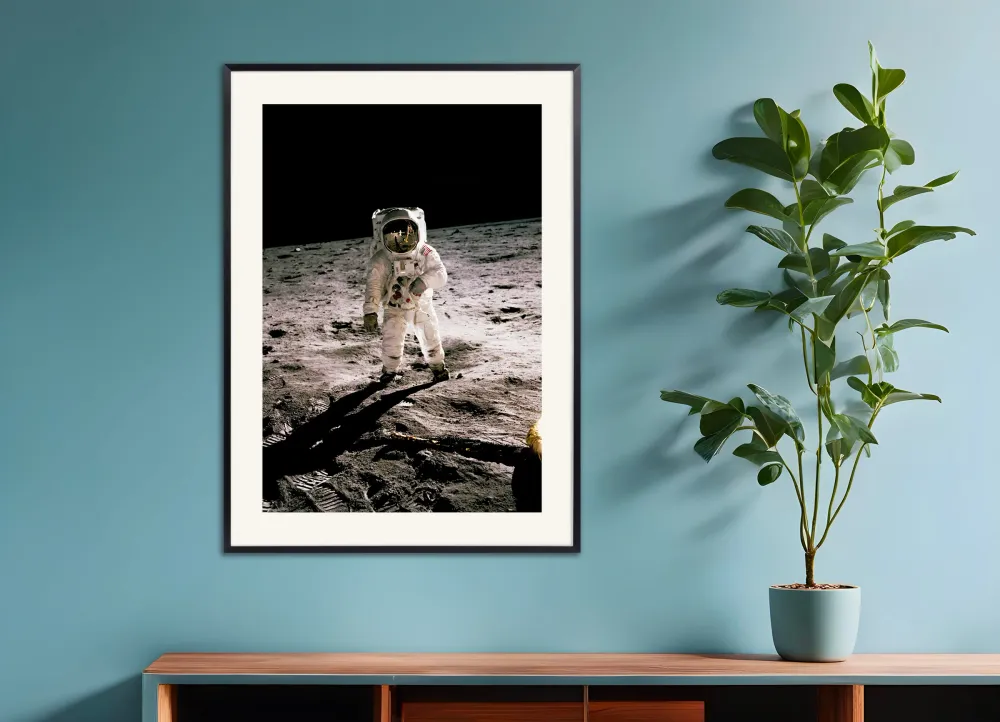 Astronautti, NASA, Apollo-missio, Kuu - Juliste Posterscape Creative Studio
