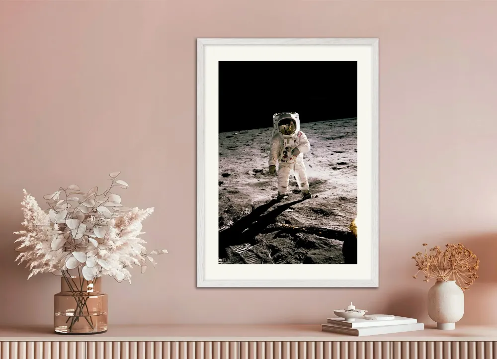 Astronautti, NASA, Apollo-missio, Kuu - Juliste Posterscape Creative Studio