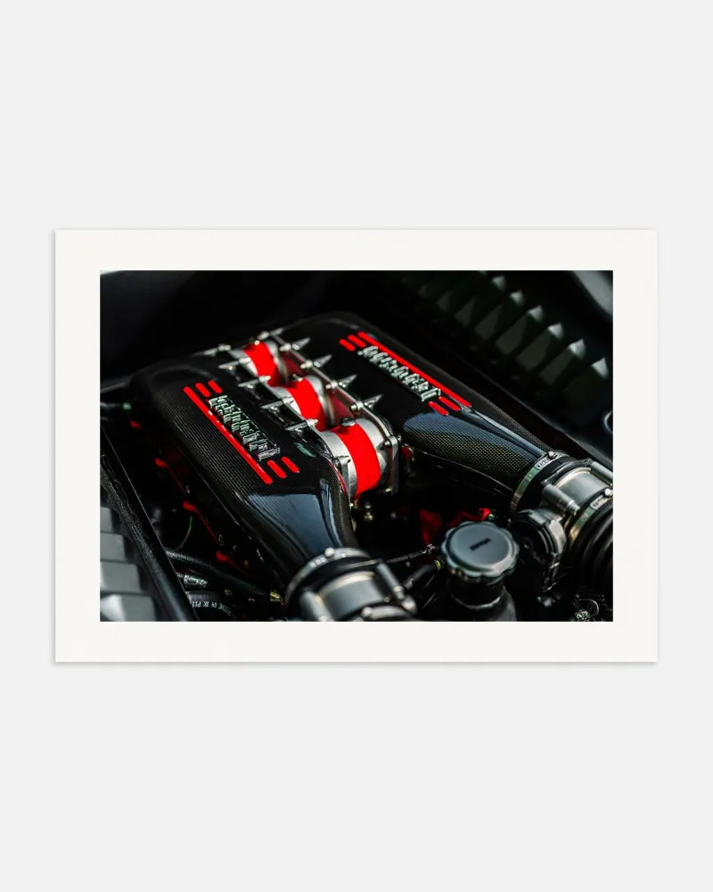 Ferrarin juliste, moottori Posterscape Creative Studio