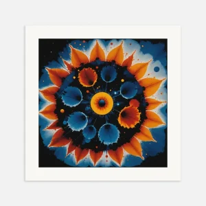 Kineettinen taide, Mandala - Juliste Posterscape Creative Studio