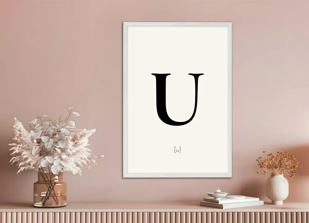 Kirjain U - Juliste Posterscape Creative Studio