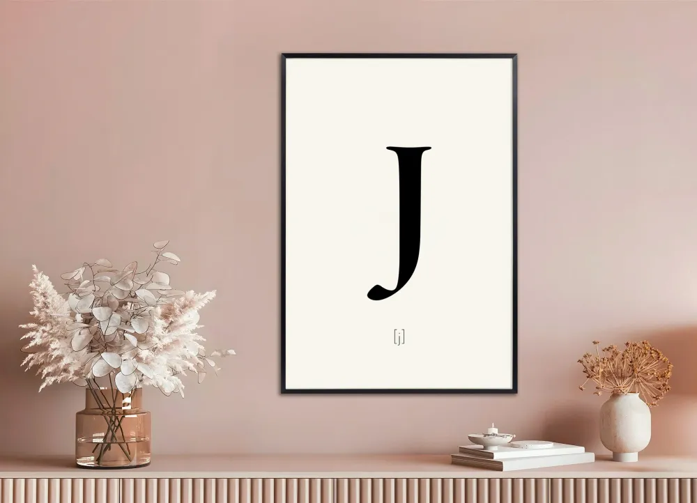 Kirjain J - Juliste Posterscape Creative Studio
