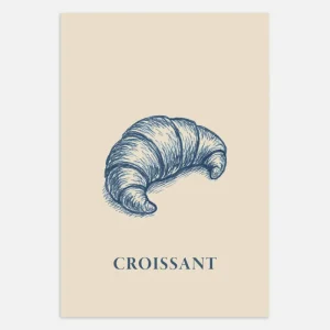 Leipomo Juliste - Croissant Posterscape Creative Studio
