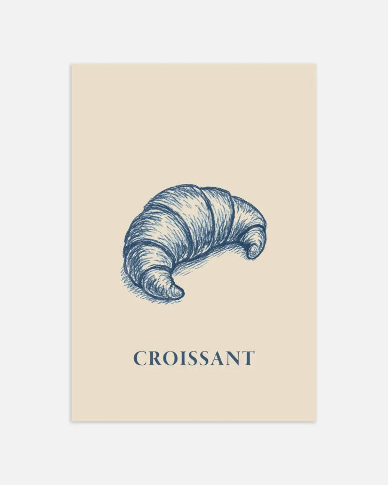 Leipomo Juliste - Croissant Posterscape Creative Studio