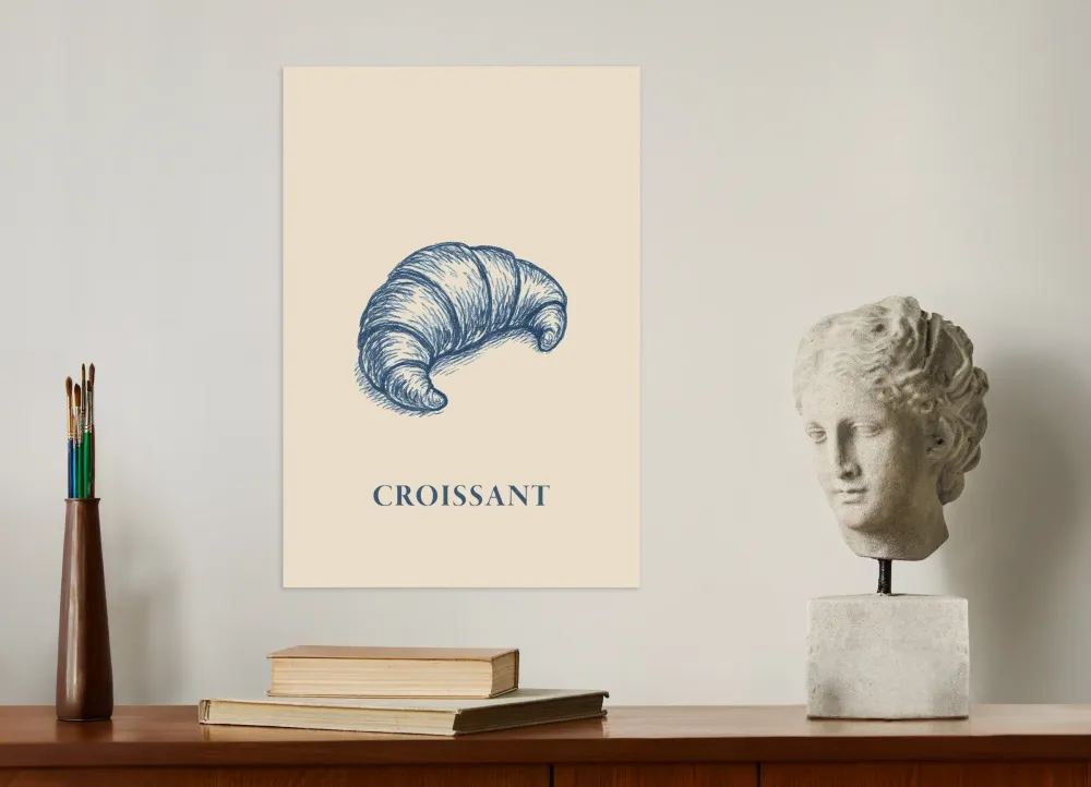 Leipomo Juliste - Croissant Posterscape Creative Studio