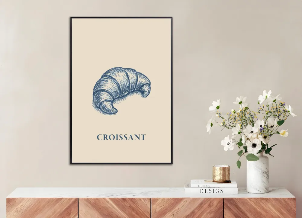 Leipomo Juliste - Croissant Posterscape Creative Studio